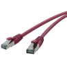 RED Patchkabel 10GBit, RJ-45 Stecker - RJ45-Stecker, CAT 6A, S/FTP, AWG 27/7, 15,0 m