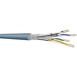 DRAKA UC LR22 10Gb, 4P, Netzwerkkabel halogenfrei, AWG22, Cat6A, SFT/P, blau, Meterware