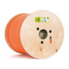 LOKMANN 1000MHz Cat7-Netzwerkabel, AWG23,S/FTP, orange, 1000m Trommel