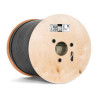 LOKMANN 1000MHz Cat7-Netzwerkabel, AWG23,S/FTP, orange, 500m Rolle