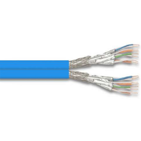LOKMANN 2000MHz Cat8-Duplex Netzwerkabel, AWG22,S/FTP, orange, 100 Trommel