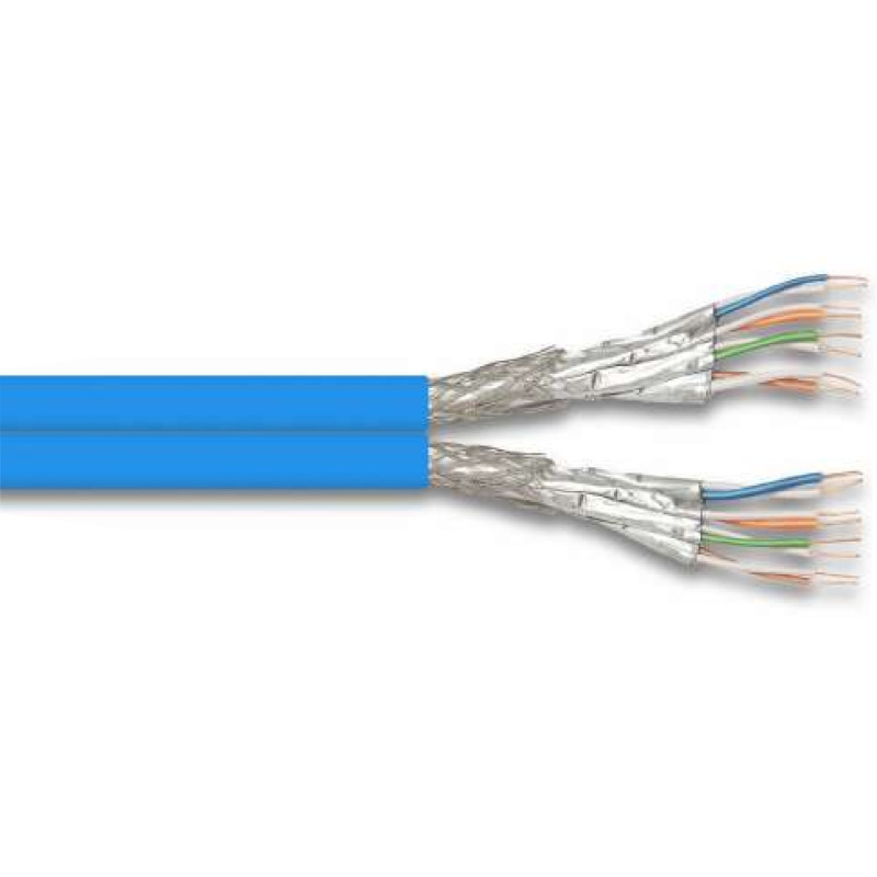 LOKMANN 2000MHz Cat8-Duplex Netzwerkabel, AWG22,S/FTP, orange, 250 Trommel