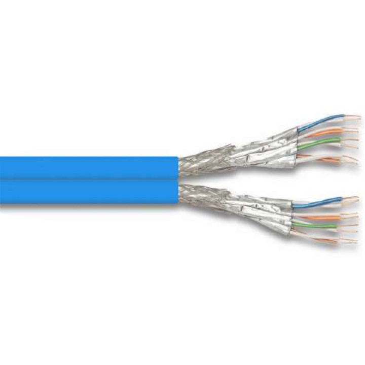 LOKMANN 2000MHz Cat8-Duplex Netzwerkabel, AWG22,S/FTP, orange, 250 Trommel