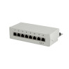 Logilink NP0016A Patchpanel Desktop CAT.6, 8-Port, grau