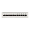 Logilink NP0017A Patchpanel Desktop CAT.6, 12-Port, grau