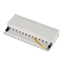 Logilink NP0017A Patchpanel Desktop CAT.6, 12-Port, grau
