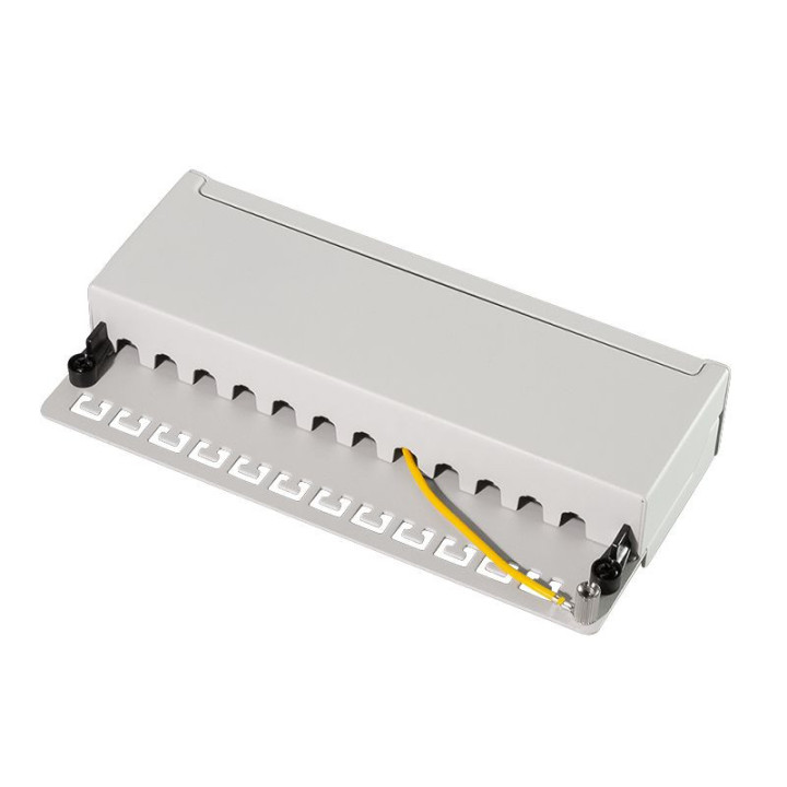 Logilink NP0017A Patchpanel Desktop CAT.6, 12-Port, grau