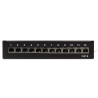 Logilink NP0017 Patchpanel Desktop CAT.6, 12-Port, schwarz
