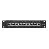 Logilink NP0052B Patchpanel 10" Desktop CAT.6A, 12-Port, schwarz