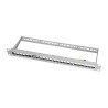 LogiLink NK4041, 19" Patchpanel für 24 Keystone Module, 1 HE, unbestückt, grau