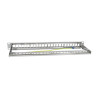 LogiLink NK4041, 19" Patchpanel für 24 Keystone Module, 1 HE, unbestückt, grau