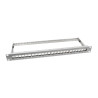 LogiLink NK4041, 19" Patchpanel für 24 Keystone Module, 1 HE, unbestückt, grau