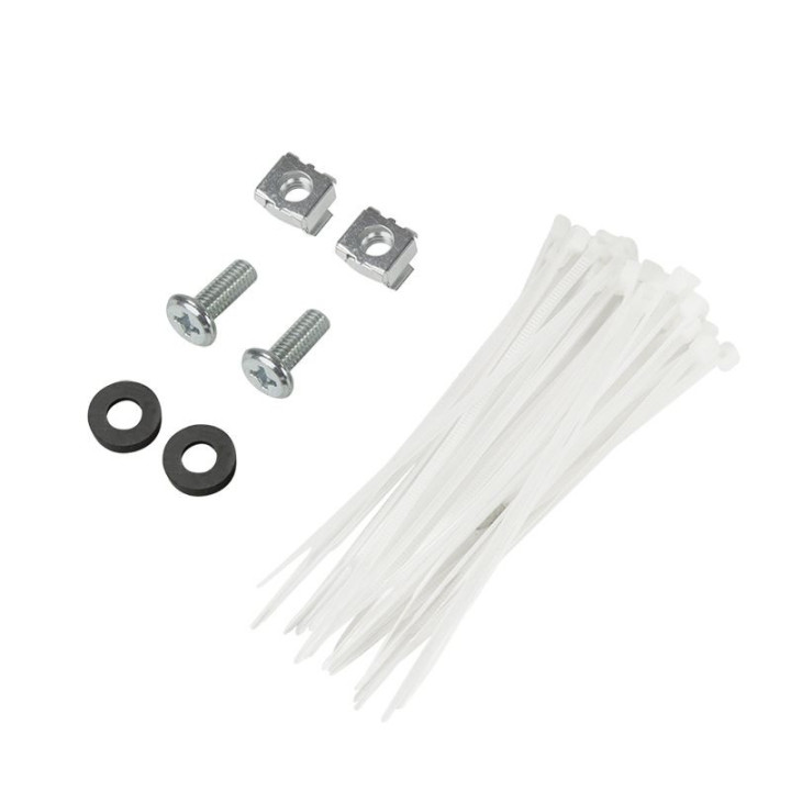 LogiLink NK4040, 19" Patchpanel für 24 Keystone Module, 0,5 HE, unbestückt, schwarz