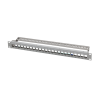 LogiLink NK4057, 19" Patchpanel für 24 Keystone Module, 1 HE, unbestückt, grau