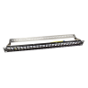 LogiLink NK4058, 19" Patchpanel für 24 Keystone Module, 1 HE, unbestückt, schwarz