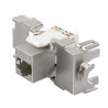 Keystone RJ45 Buchse, CAT 6A, geschirmt, werkzeuglose Montage