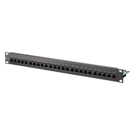 Metz 130814-0203-E UAE 25x8(4) Cat.3 Patchfeld 19", Stahlblech, schwarz