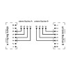 Metz Connect 130886-0203-E UAE 50x8(4) Cat.3 Patchfeld 19", Stahlblech, schwarz