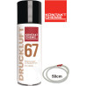 Kontakt Spray-Set bestehend aus Druckluft 67 400ml und Sprühschlauch 50cm