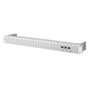 Metz Connect 130920-E E-DAT Modul 24x8(8) 1HE Patchfeld, Cat.6A, lichtgrau