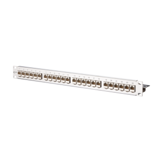 Metz Connect 130921-E E-DAT Modul 24x8(8) 1HE Patchfeld, Cat.6A, Edelstahl