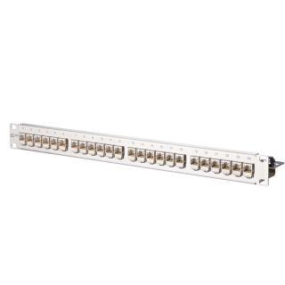 Metz Connect 130B11P1-E Modul, Cat.6A, 24 Port 180°, 1HE
