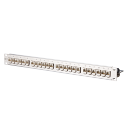Metz Connect 130B11P1-E Modul, Cat.6A, 24 Port 180°, 1HE
