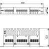 Telegärtner 100007031, 19" Patch Panel ISDN/TEL, 1HE MPPI25-H, Cat.3, ungeschirmt