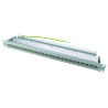 Telegärtner 100007016, 19" Patch Panel geschirmt, 1HE, RAL7035, MPP24-HS, K Cat.6a