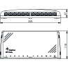 Telegärtner 100006997, Mini-Verteiler, geschirmt, alpinweiß, MPD12-HS, K Cat.6a