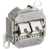 Netzwerkdose 50971, CAT 5e, 2x Western 8/8-Anschlüsse, Aufputz