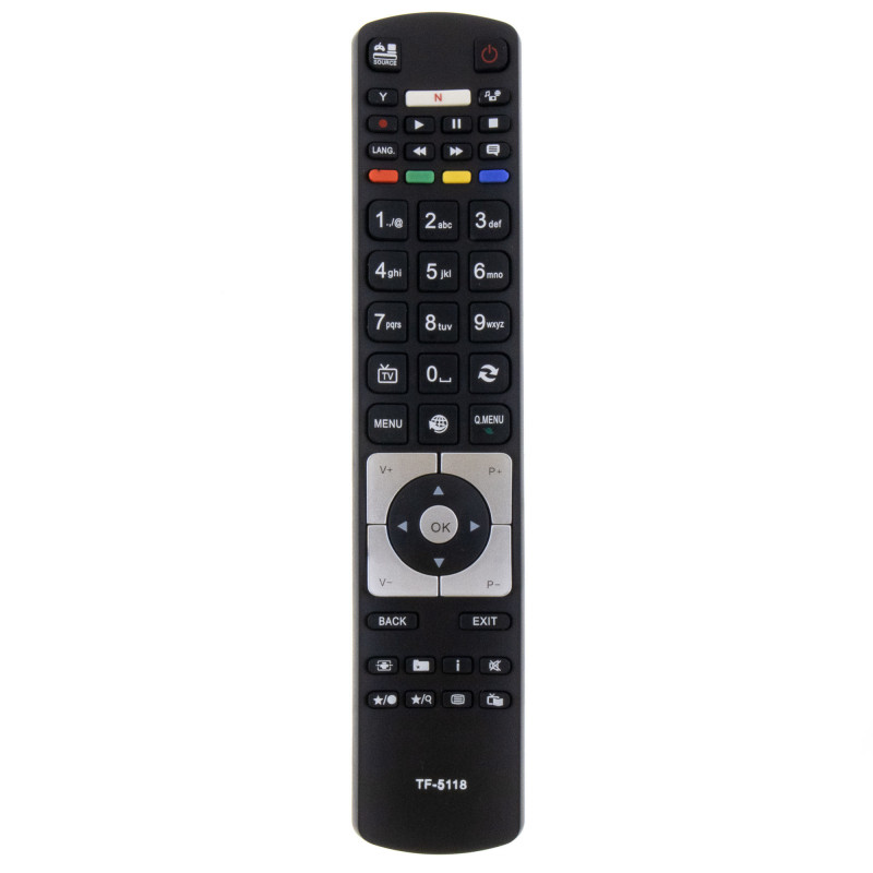Ersatzfernbedienung für Finlux, SEG/Vestel RC5118, RC5117