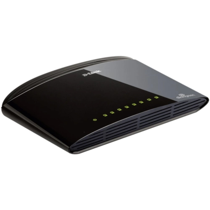 D-Link DES-1008D Switch 10/100 Mbit 8-Port, 8x10/100Mbit, Fast Ethernet