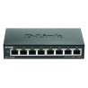 D-Link DGS-1100-08V2, 8-Port, 8x10/100/1000Mbit Gigabit Switch, Layer2 Smart, mit 19" Montage-Kit