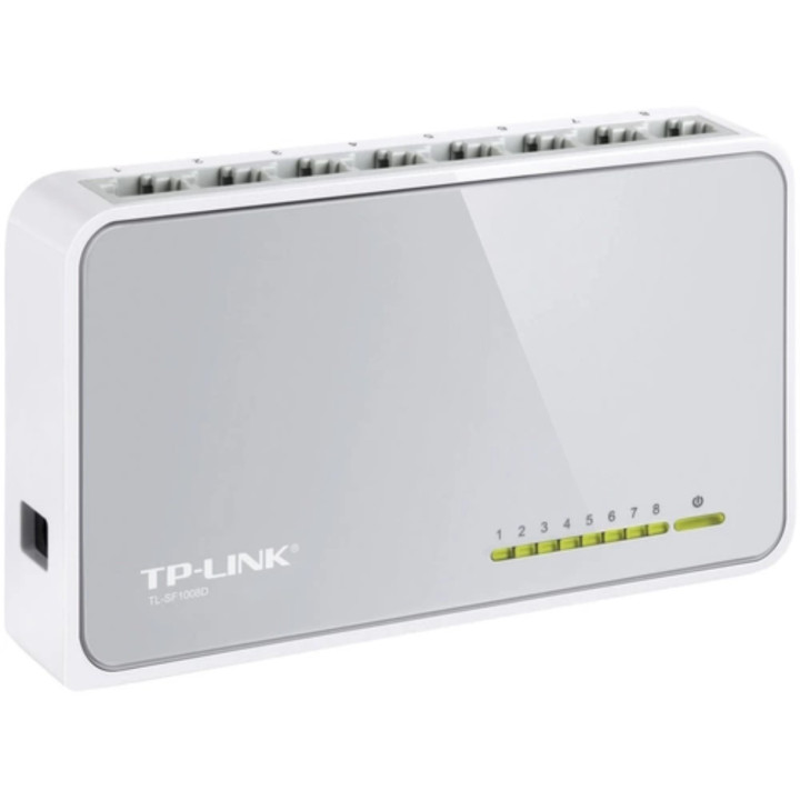 TP-LINK TL-SF1008D Netzwerk Switch, 8 Port, 100MBit/s