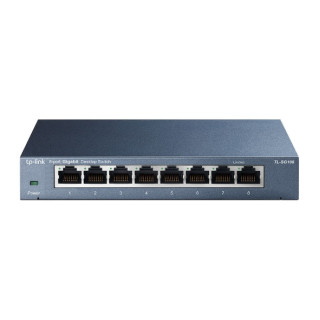 TP-LINK TL-SG108V4 Netzwerk Switch, 8 Port, 1 GBit/s