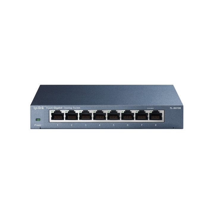 TP-LINK TL-SG108V4 Netzwerk Switch, 8 Port, 1 GBit/s