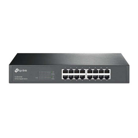 TP-LINK TL-SG1016D Netzwerk Switch, 16 Port, 1 GBit/s, 19 "