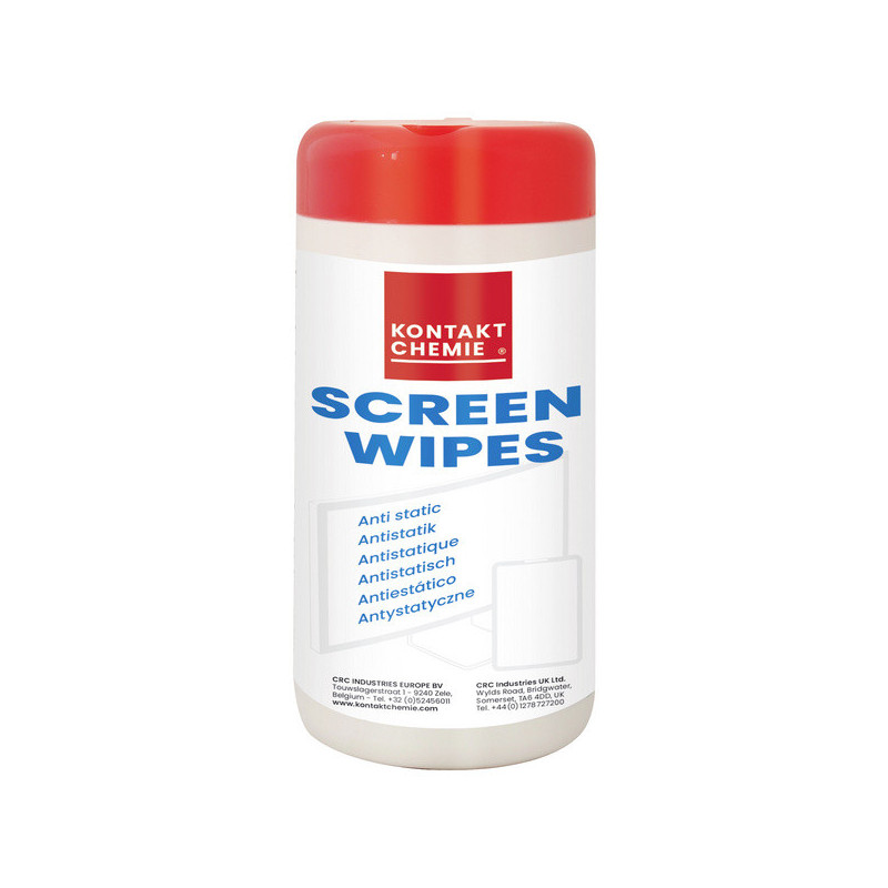 SCREEN WIPES, Bildschirmreinigungstücher, 31980, 100 Stück