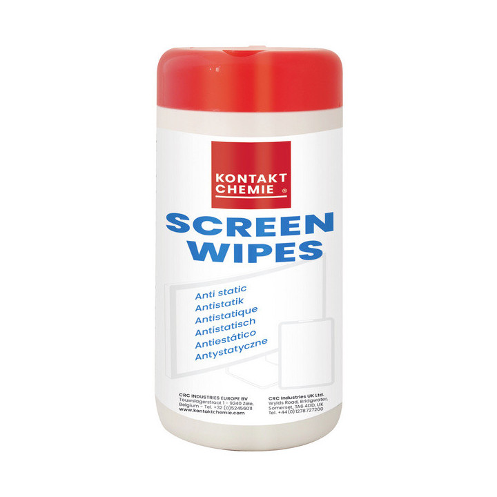 SCREEN WIPES, Bildschirmreinigungstücher, 31980, 100 Stück