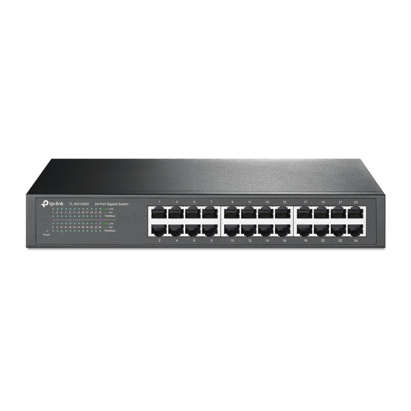 TP-LINK TL-SG1024D Netzwerk Switch, 24 Port, 1 GBit/s, 19 "