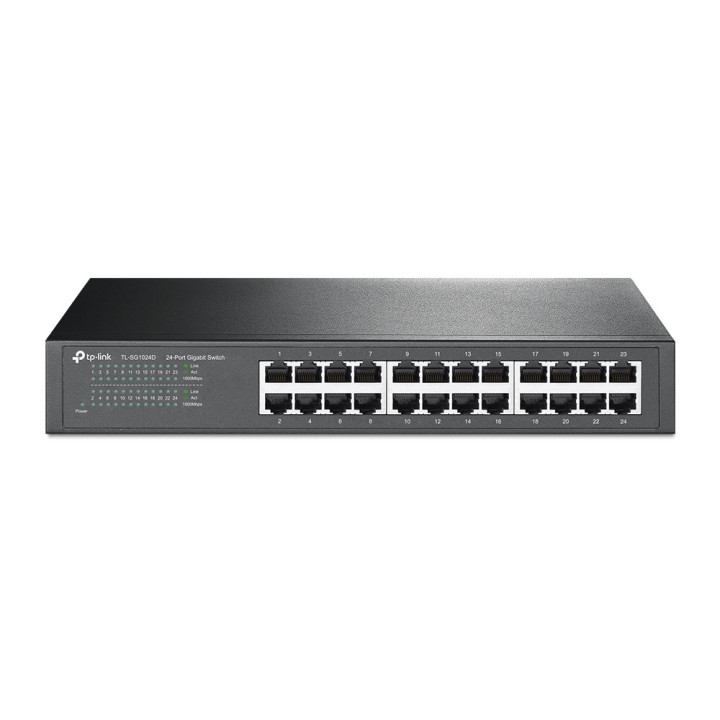 TP-LINK TL-SG1024D Netzwerk Switch, 24 Port, 1 GBit/s, 19 "