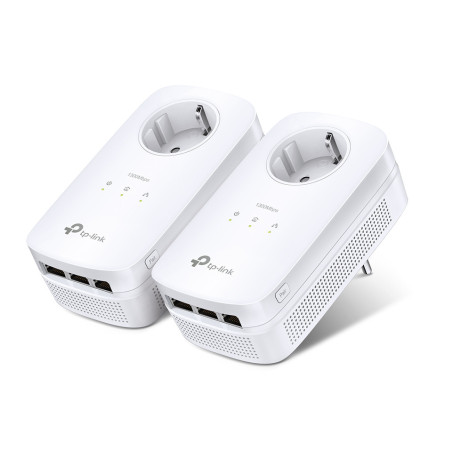 TP-LINK TL-PA8030P Starter-Kit Powerlan-Adapter, 2-Port Duo Set, 1300MBit/s