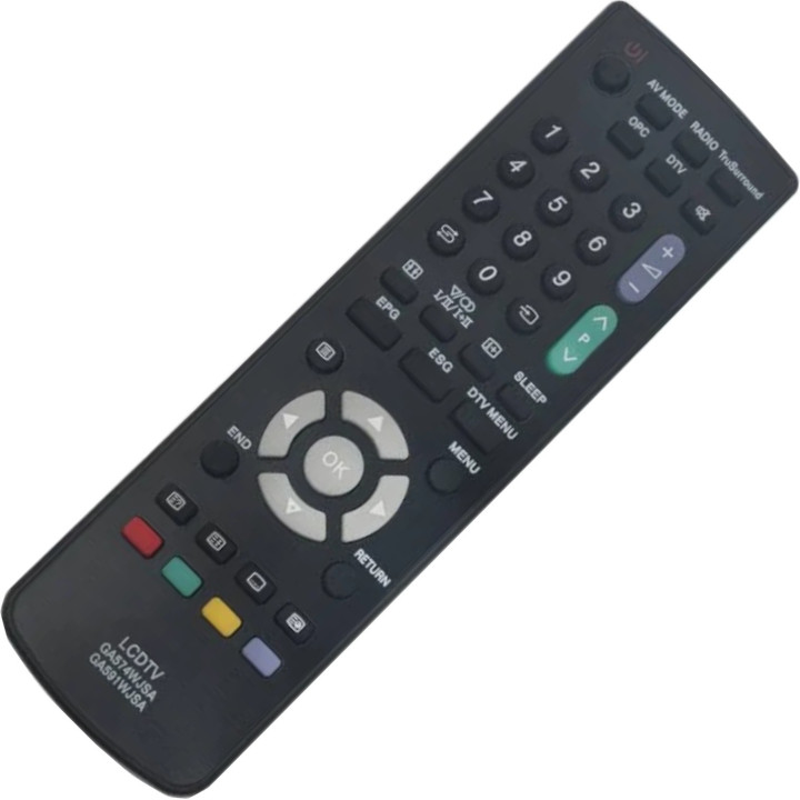 Ersatzfernbedienung für Sharp GA574WJSA, GA591WJSA