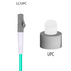 Lichtwellenkabel, LC-Duplex Stecker - LC-Duplex Stecker UPC OM3 50/125 µm, 30,0 m