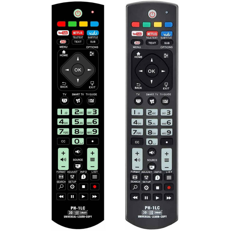 Universal-Ersatzfernbedienung für Philips mit Lernfunktion, SM-1LC