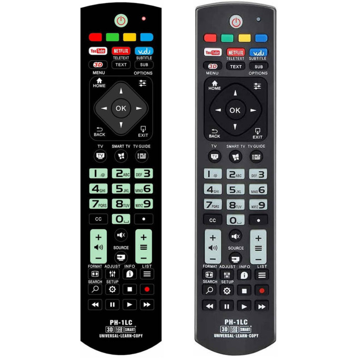 Universal-Ersatzfernbedienung für Philips mit Lernfunktion, SM-1LC