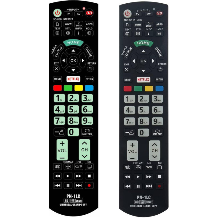 Universalfernbedienung für Panasonic mit Lernfunktion, PN-1LC
