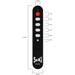 Seki Slim, lernfähige Universalfernbedienung, rot