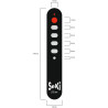 Seki Slim, lernfähige Universalfernbedienung, rot